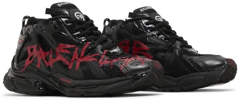 Balenciaga Runner Sneaker 'Graffiti - Black Red'