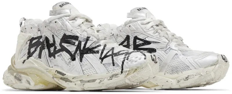 Balenciaga Runner Sneaker 'Graffiti - White Black