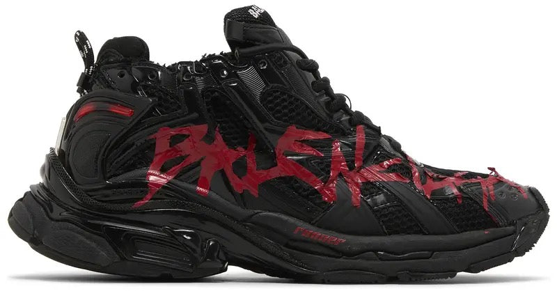 Balenciaga Runner Sneaker 'Graffiti - Black Red'